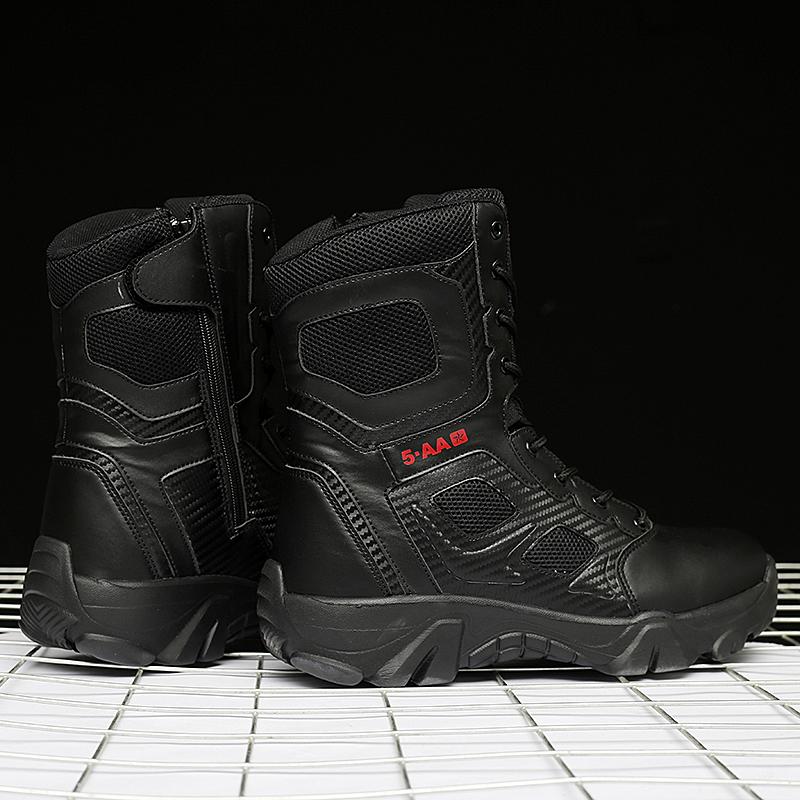 Men Male Masculine Botas Outdoor Leisure Boots Hiking Sneaker Motorcycle Ankle Boots Black Botas Walking Sneaker