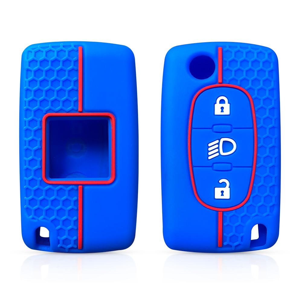 For Citroen C4 Flip Remote Car Key Case for For Citroen C4 Cactus Grand Picasso C5 C8 3 BUTTONS Car Accessories Keychain