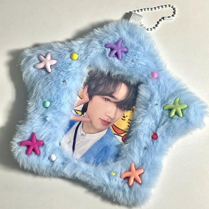 

Милый плюшевый держатель для фотокарточек, декоративный чехол для фотоальбомов, чехол для карточек Kpop Idol Bus, защитная сумка для карточек, чехлы для карточек
