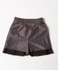 WEGO PHILLY Box Pleated Size Charcoal Suede-Touch Skirt, Women's, S,
