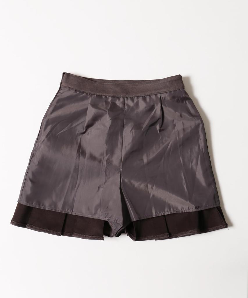 WEGO PHILLY Box Pleated Size Charcoal Suede-Touch Skirt, Women's, S,