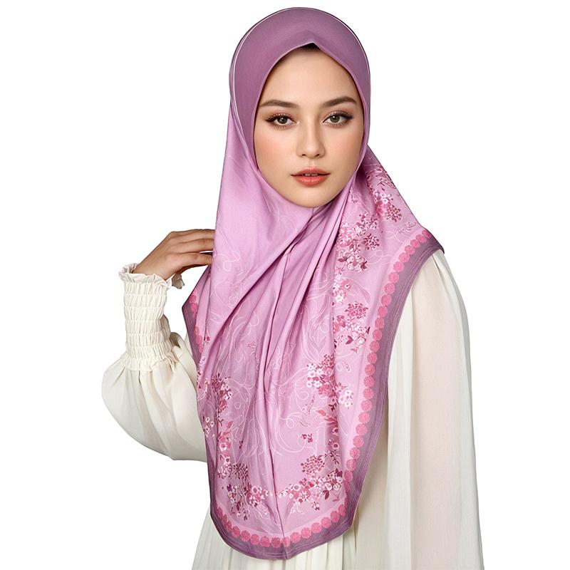 1PC Machine Washable Snap Closure Traditional Islamic Attire Elegant Hijab Gorgeous Muslim Headscarf Ideal Gift Multi-Color