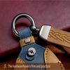 Leder Autoschlüsselabdeckung Hülle Halter Anhänger für A8 A7 A6 A4 A3 B9 C8 S7 4K D5 S8 Q7 Q8 SQ8 E-tron 2018 2019 2020 2021 Zubehör