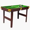 Foldable 2-in-1 Kids Pool & Ping Pong Table - Indoor American Black Eight Style