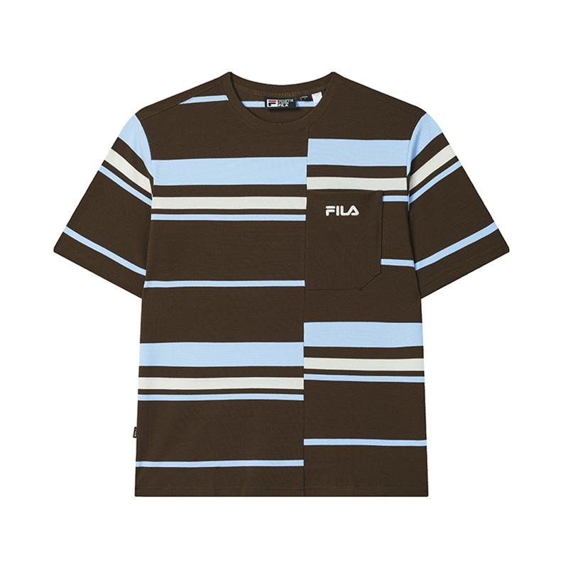 

New FILA ORIGINALE T Shirts Men s Dried Milk Umber BN F11M539110F-BN XL