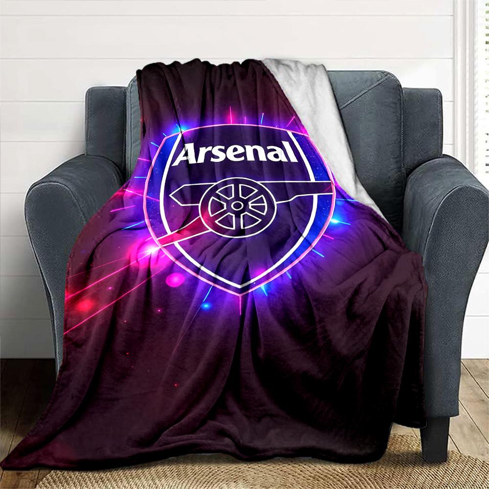 Arsenal Blanket Soft Warm Cozy Great for Chair Livingroom Sofa All-Season Use Playful Design Birthday Christmas Gift Blanket
