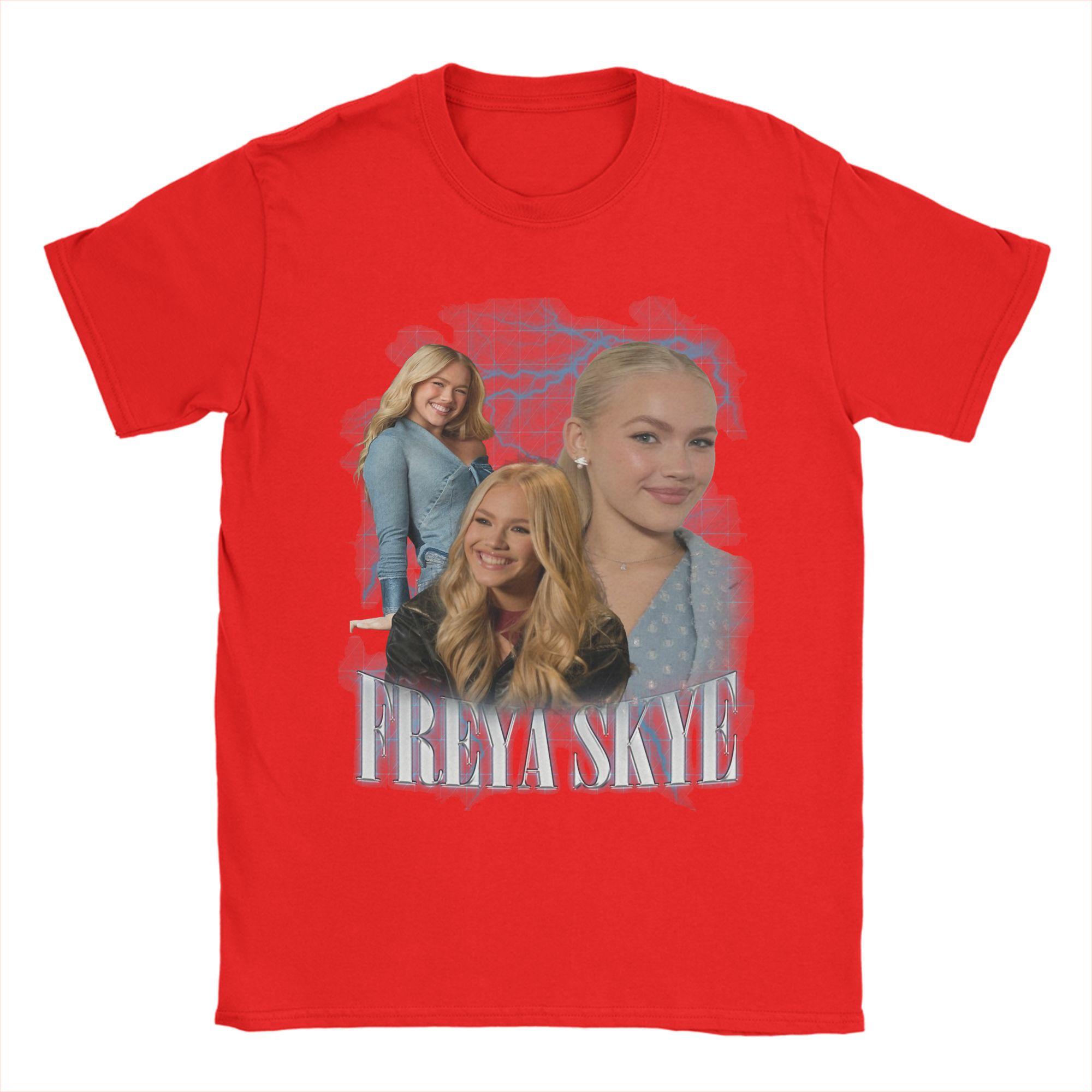 

Freya Skye TShirt Unisex Novelty Pure Cotton Tees Crewneck Short Sleeve T Shirts Graphic Clothes L