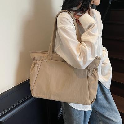 Damen Schultertasche Pendler Tragetasche Einfarbig Handtasche