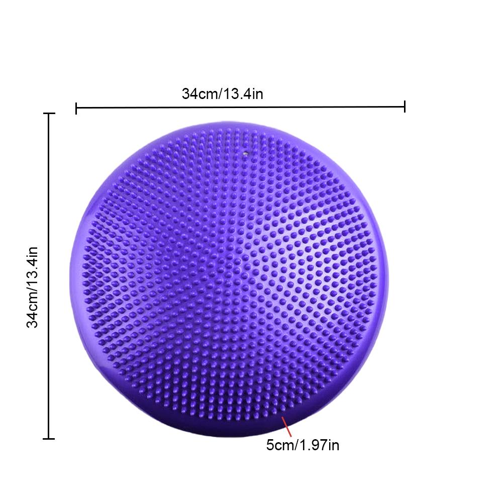 

Soft Yoga Balance Board for Home Fitness and Exercise Accessories with Non Slip PVC Material Ideal for Yoga and Balance Training фиолетовый