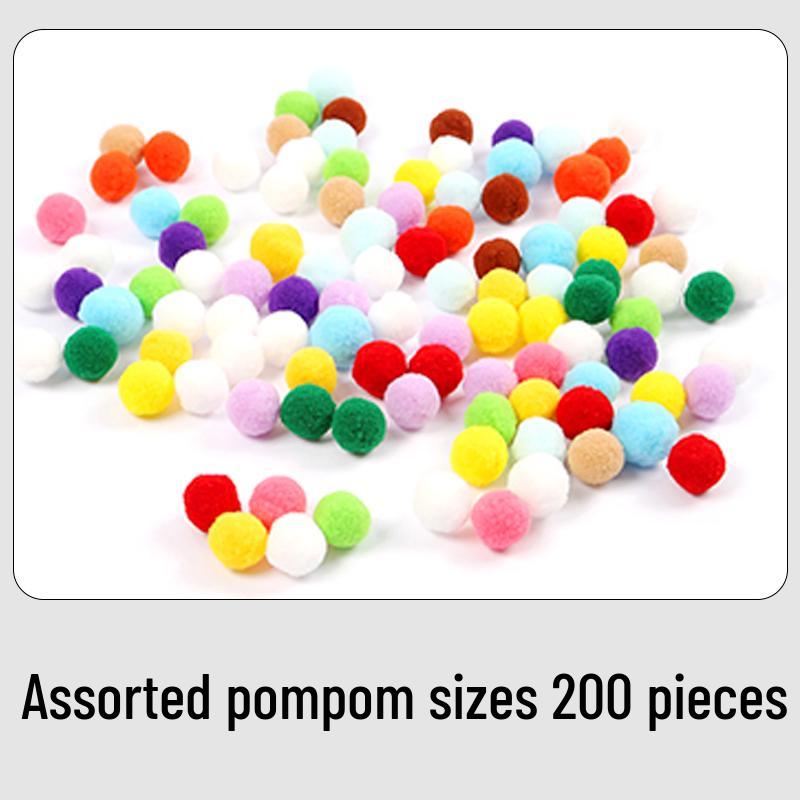 Thickened White Chenille Pipe Cleaners - Mixed Colors for DIY Bouquet Crafts