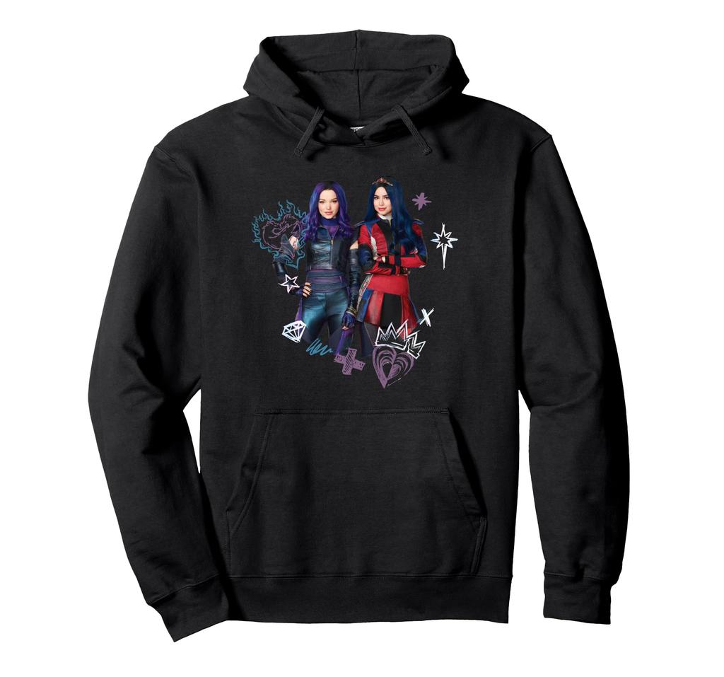 Disney Descendants Mal and Evie Fierce Friends Hoodie