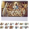 Generisch 2026 Table Calendar, 12 Months, 2026 Calendar, Desk Calendar, Standing Desk Calendar, 25 X 20.5 X 9 Cm, Gift For Your Heart