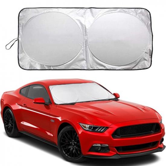 For 2015- Ford Mustang Car Windshield Sun Shade Reflective Heat Block Cover