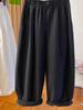 Womens White Polyester Casual Wide Leg Pants With Pockets For Spring Summer