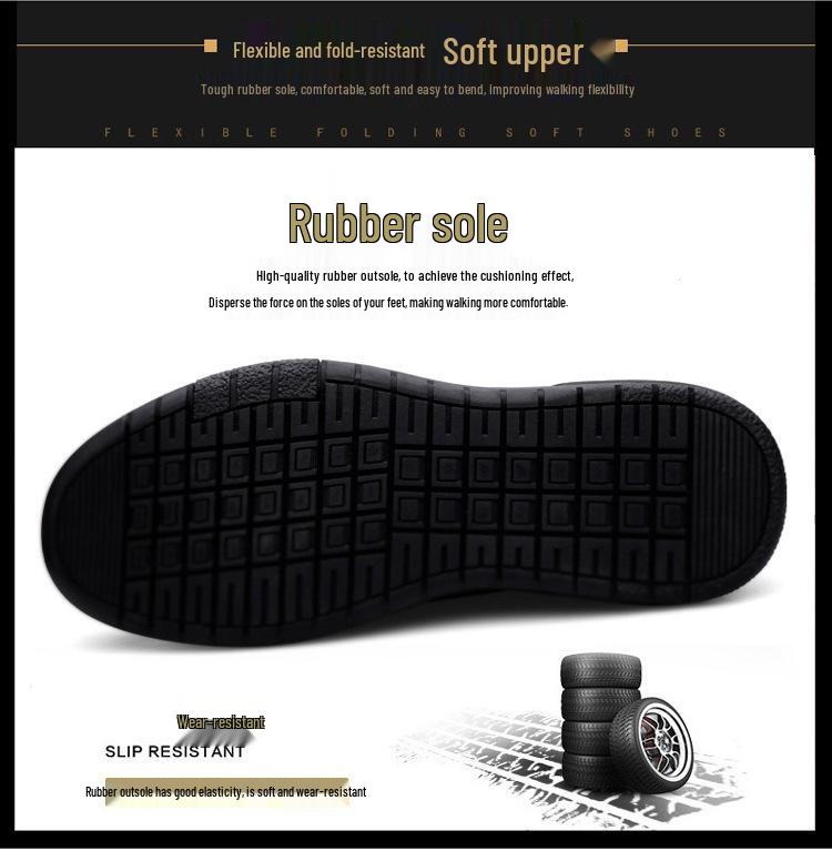 Men's Business Leather Loafers – Formal and Casual Cowhide Shoes for Spring and Autumn, Large Size Driving Loafers.