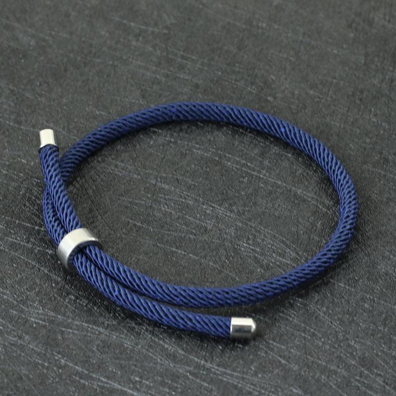 Noter New Lucky Rope Bracelet Unisex Stainless Steel Clasp Adjustable Braclet Friendship Jewelry Accessories Gift For Lovers