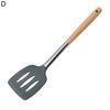 Cooking Spatula with Hole Heat-resistant Beech Non-stick Colander Spoon Spatula Kitchen Utensils