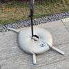 Weight Bag for Feather Flag Base Collapsible Round Flagpole Base Waterproof Easy To Fill Weight Water Bag Portable Base for Beach Sun Umbrella