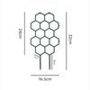 1 5Pcs Honeycomb Plant Support Trellis Plastic For Potted Climbing Vines Perfect For Home And Office Tabletop Decor