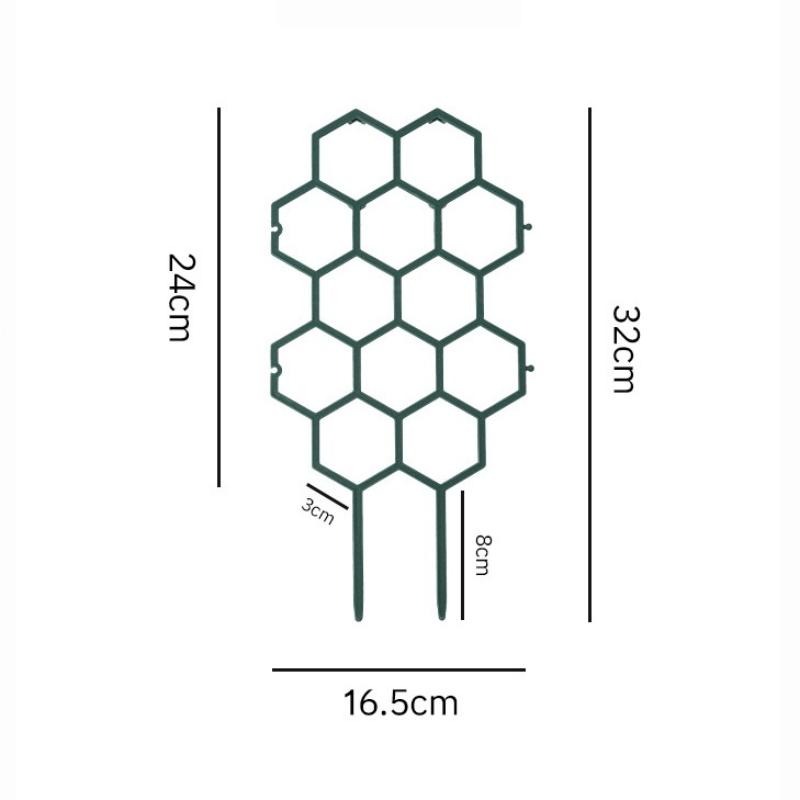 1 5Pcs Honeycomb Plant Support Trellis Plastic For Potted Climbing Vines Perfect For Home And Office Tabletop Decor