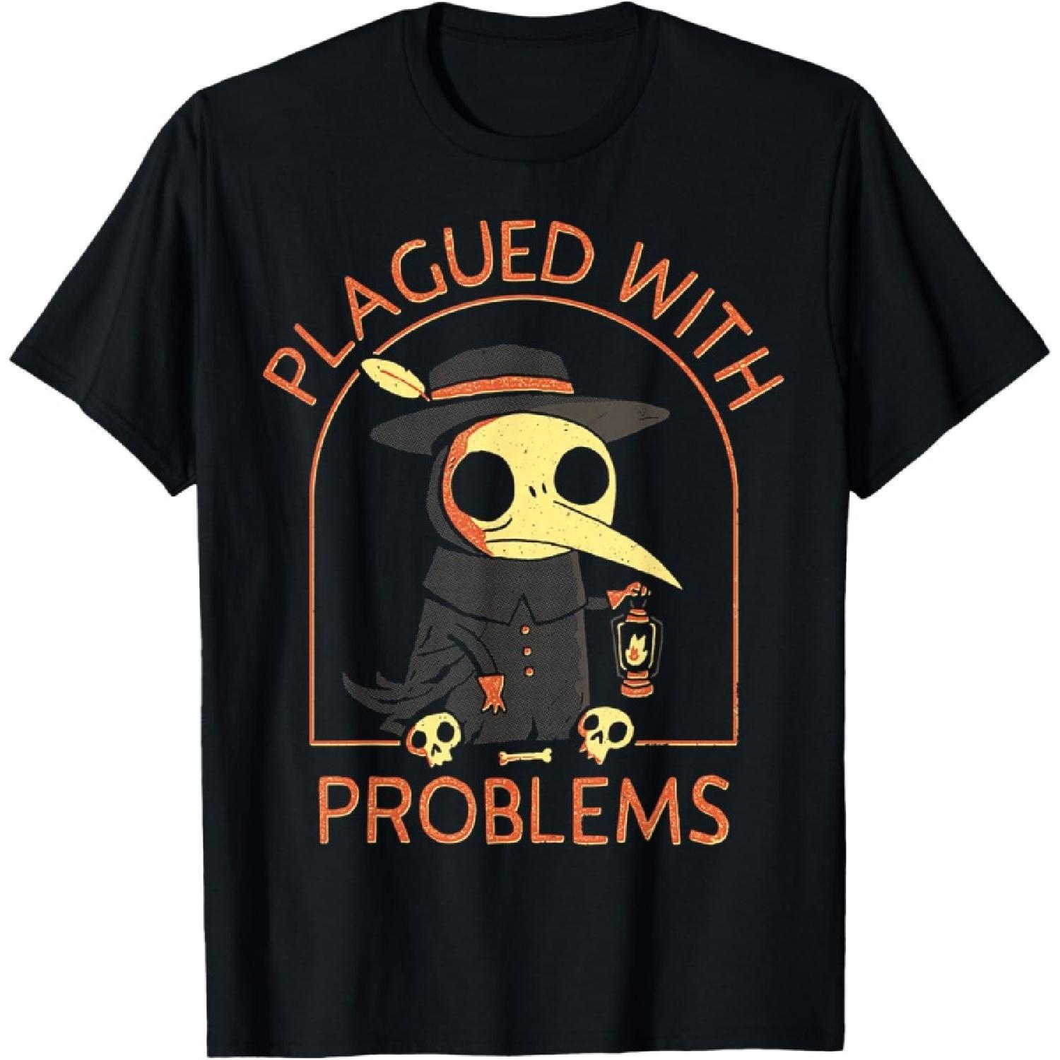 Plagued With Problems Death T-Shirt S