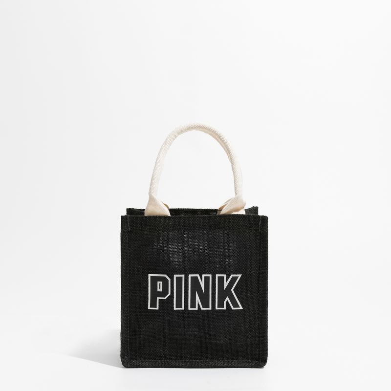 

Fashion Fancy Shoulder Bag Casual Sack Environmental-Friendly Black Letter small size