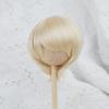 For 1/3 BJD Dolls 22-23CM Head Circumference Short Hair High Temperature Fiber Soft Silk Doll Wig Multi-color Doll's Accessories