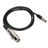XLR Cable XLR Female to Mini XLR Female 3.3ft Microphone Cable for AKG K240 K240S K240MK II K141 Headphones