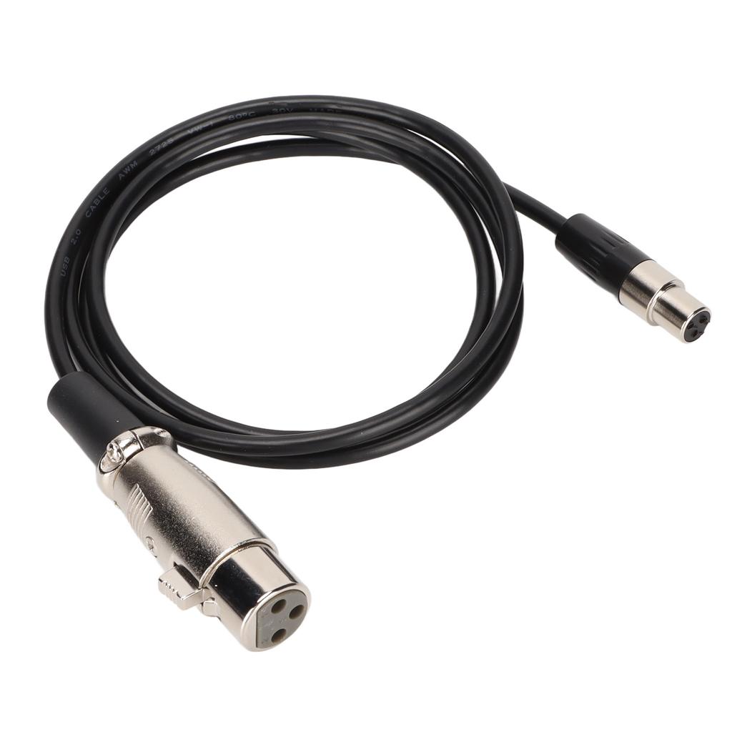 XLR Cable XLR Female to Mini XLR Female 3.3ft Microphone Cable for AKG K240 K240S K240MK II K141 Headphones