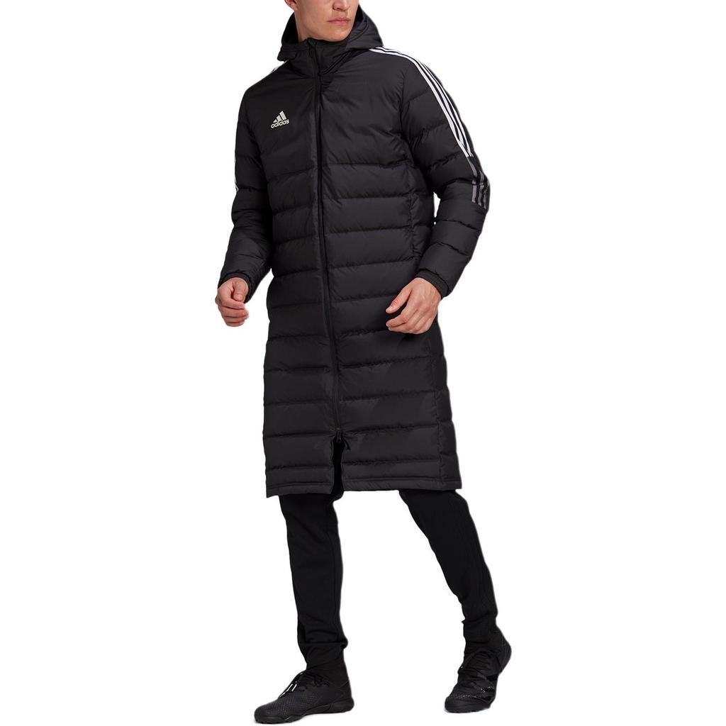 adidas Daunenjacken Herren Schwarz Mit Kapuze Moderat GM5245-