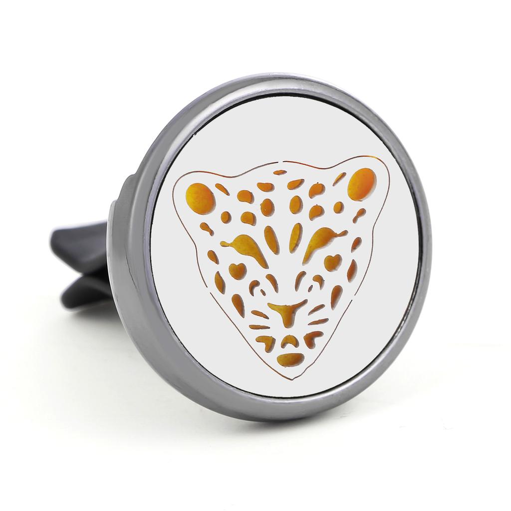 1pc Refillable Car Air Freshener Perfume Diffuser Clip, Auto Air Vent Car Interior Car Aromatherapy Diffuser With 10pcs Pads