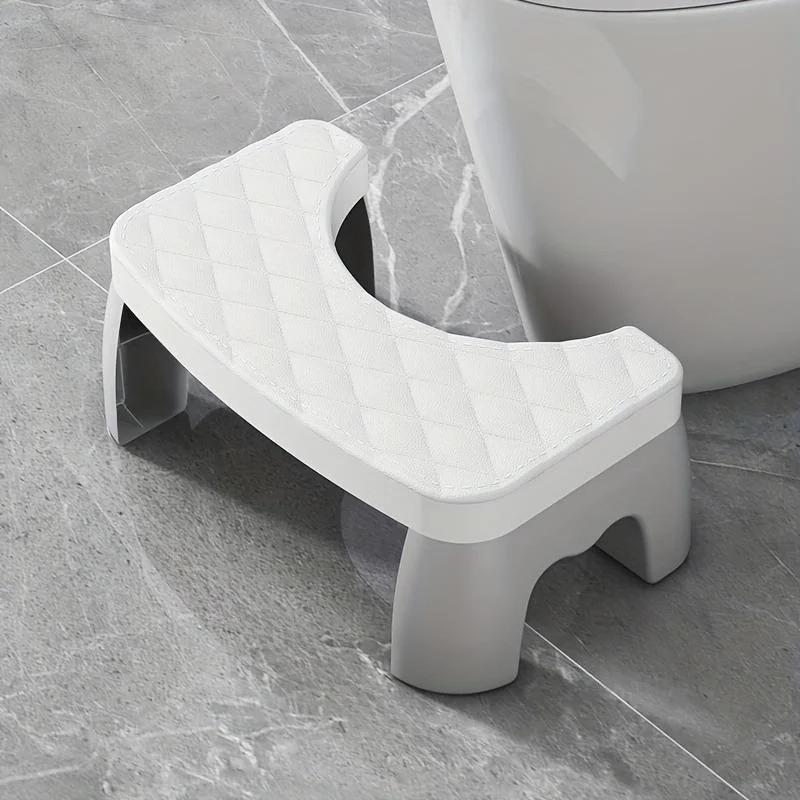 Toilet Potty Stool Anti-slip Toilet Footstool Bathroom Toilet Assistance Step Stools for All Ages Bathroom Supplies