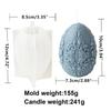 10cm Flower Easter Egg Candle Mould Eggshell Shaped Silicone Candle Making Molds Resin Soap Casting Gifts Home Decor Butterfly
