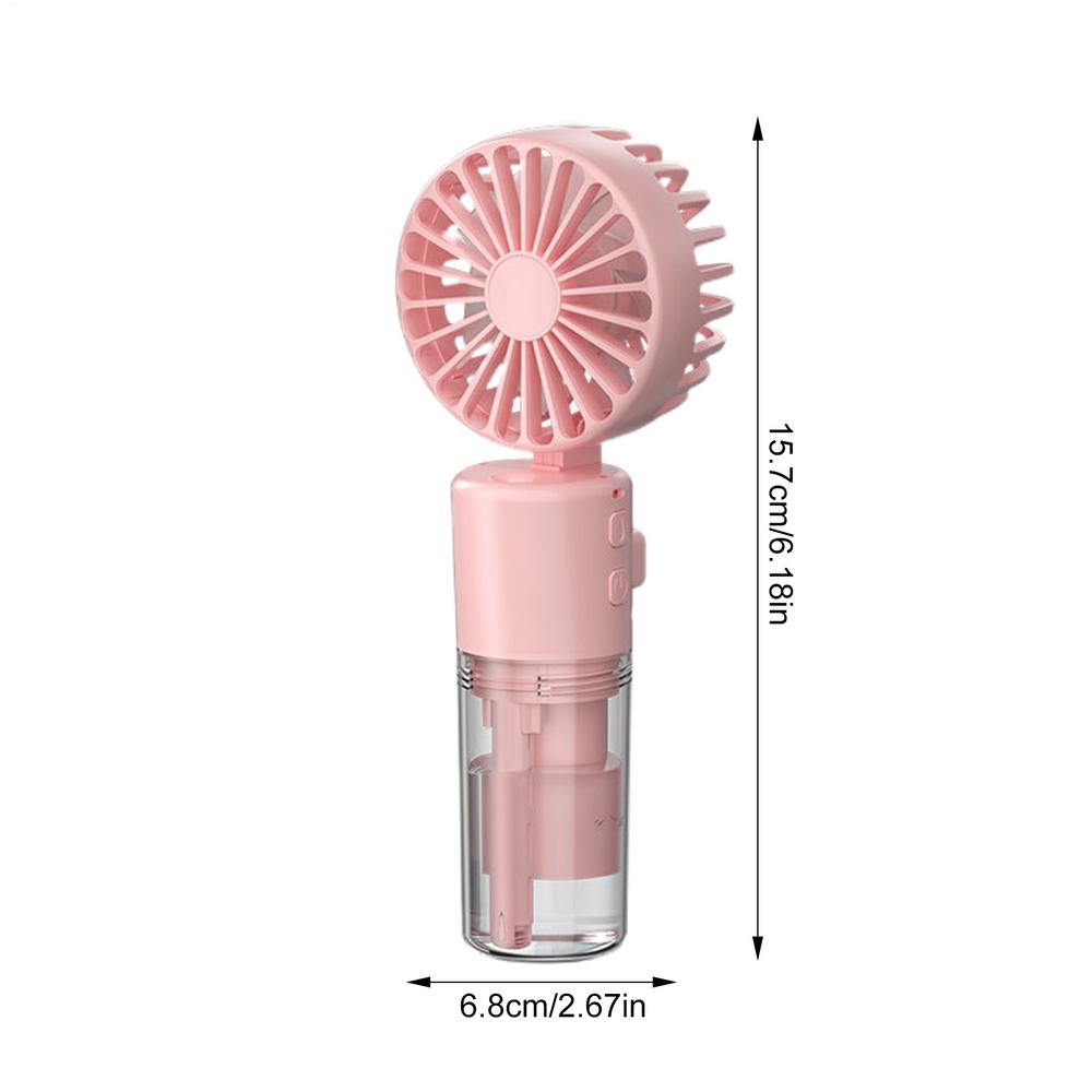 Mini Handheld cooling fan USB rechargeable humidifier fans Mini air conditioner fan Outdoor Office Camping Travel mist cooler