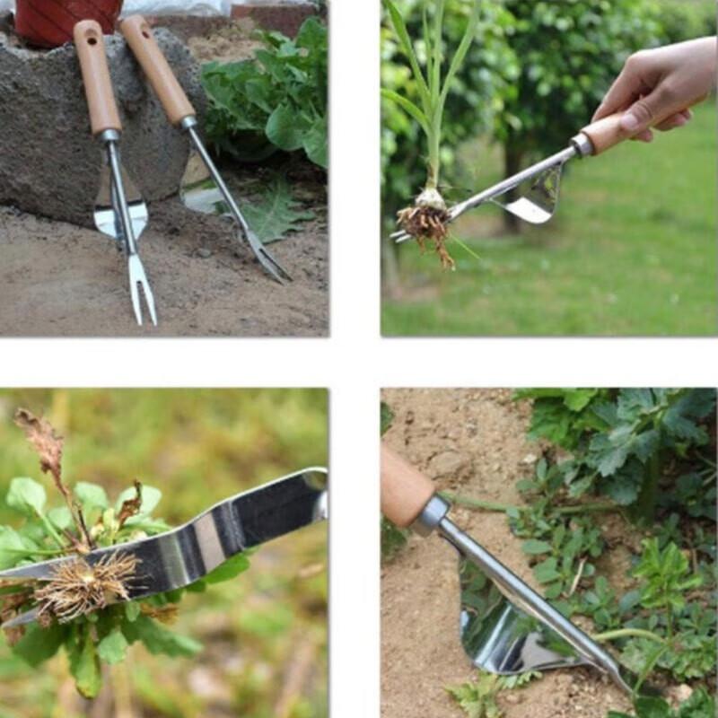 Stainless Steel Multifunction Weeding & Soil Loosening Tool