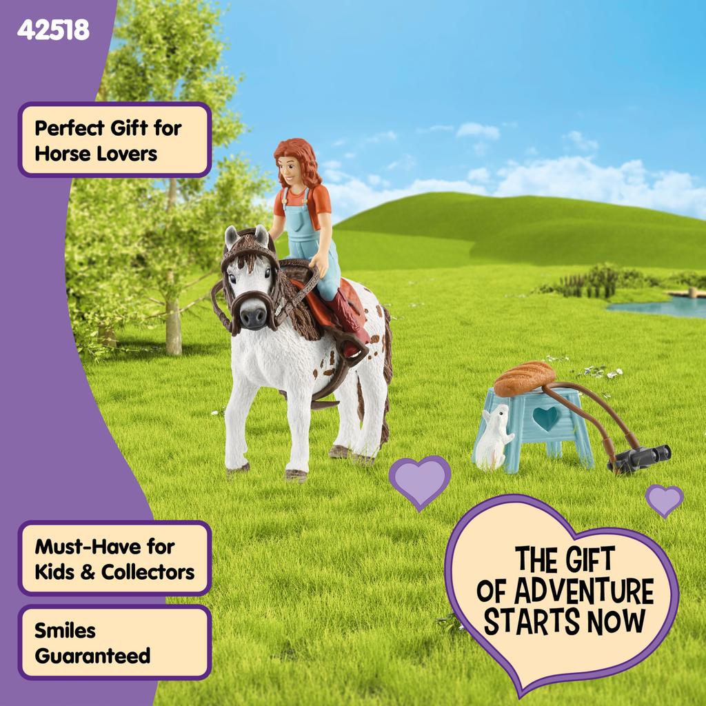 Schleich Horse Club Mia and Spotty the Pony Figure 42518