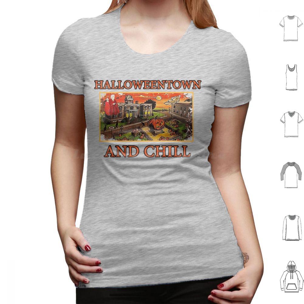Halloweentown And Chill T Shirt 6xl Cotton Cool Tee Halloweentown Halloweentown University Halloween Halloweentown And Chill