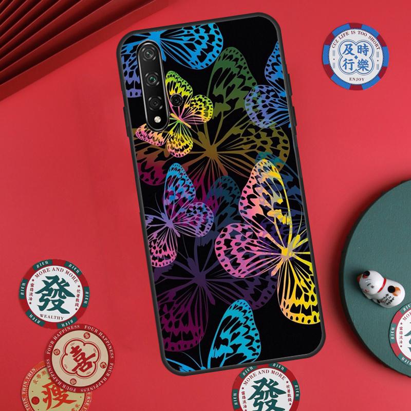 Luxury Butterfly For Huawei Nova 5T 9 10 SE 7i 8i 11i 12i Y73 Y72 Y61 Y91 Y60 Y70 Y90 P20 P30 P40 Lite Case