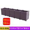 XL Family Thickened Rectangular Plastic Planter Trough for Balcony Rooftop Outdoor Vegetable Growing Wholesale