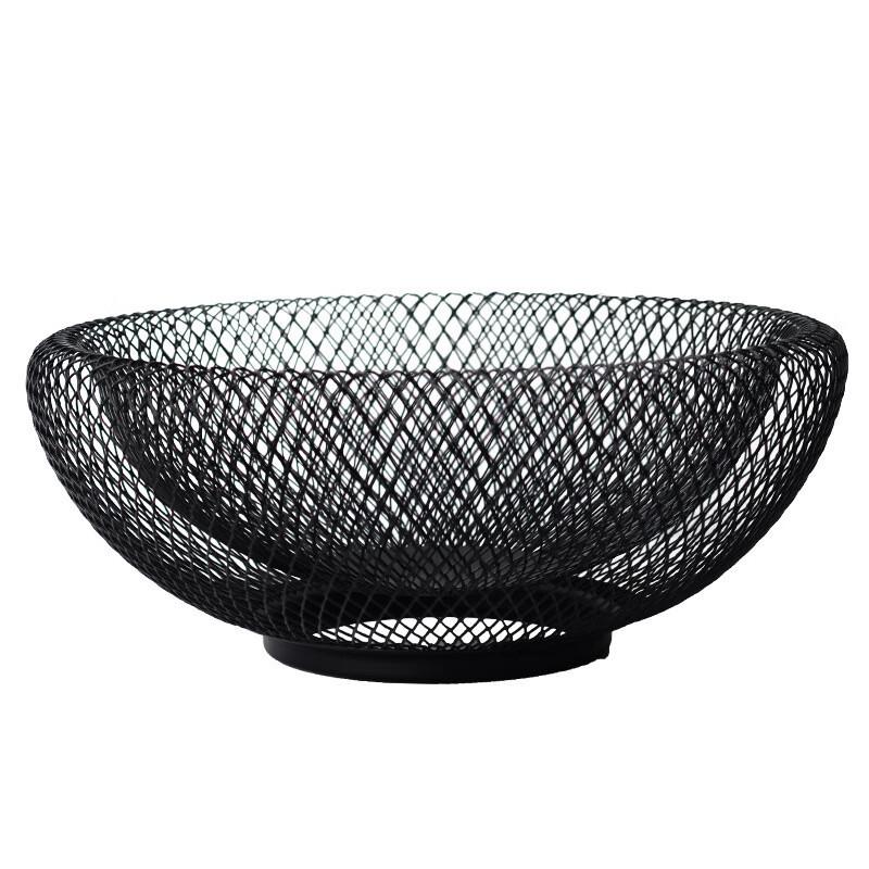 Nordic Double-Layer Iron Mesh Fruit Basket