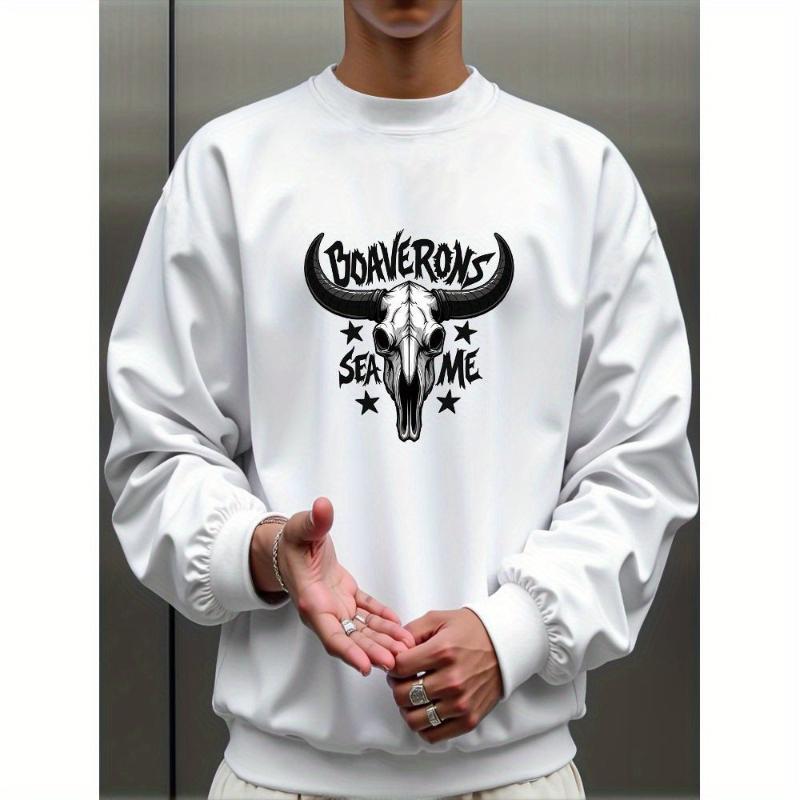 

Great for Casual Coffee Dates & Weekends, Retro Washed & Soft Touch, Men s Crew Neck Sweatshirt XXL чёрный