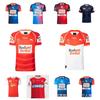 2026 NRL Dolphins Rugby Maglia da Allenamento Uomo Manica Corta Top Prestazioni Casa Trasferta Squadra Abbigliamento Sportivo