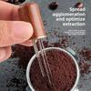 58.5mm Επαγγελματικό Εργαλείο Συμπίεσης Espresso Ανοξείδωτο Ατσάλι Κατανεμητής Καφέ Σετ Ισοπέδωσης με Εργαλείο Ανάδευσης Σετ Καφέ Σετ Καφέ