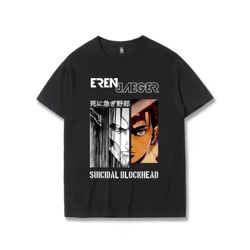 Japanese Anime T Shirt Scouting Legion Clothes Shingeki No Kyojin Tee Shirt Attack On Titan Giant Short-sleeve T-shir Men Women