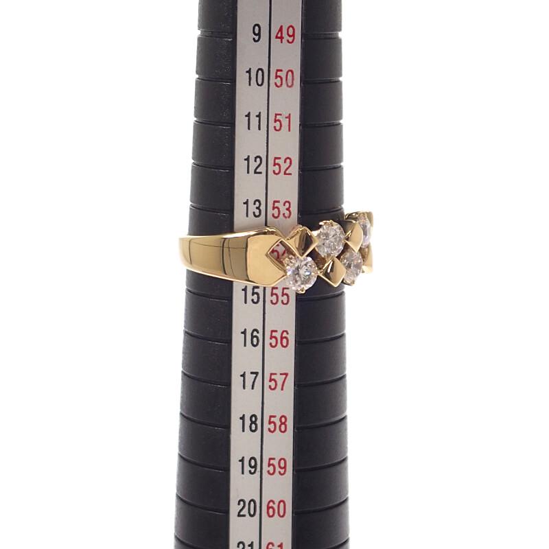 no brand  #14(JP Size) ring K18 yellow gold Women