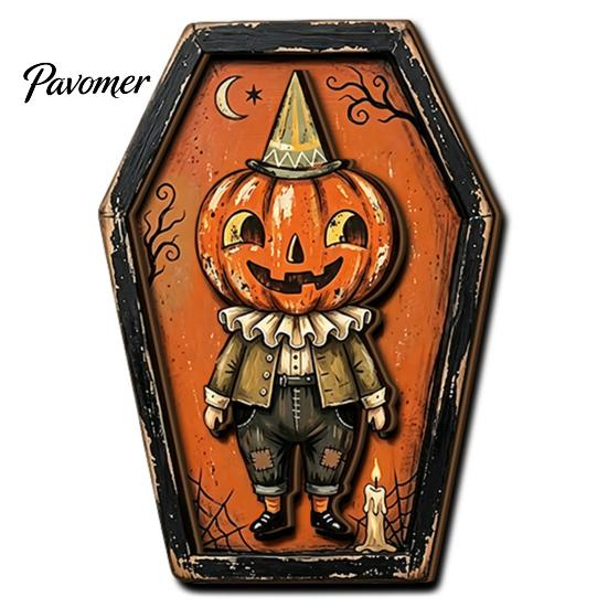 Verweerd Houten Wanddecoratie Vintage Halloween Houten Decoratie, Kistvormige Tafelblad Ornamenten, Vrijstaande & Seizoensgebonden Feestdecoraties Hangend Ornament