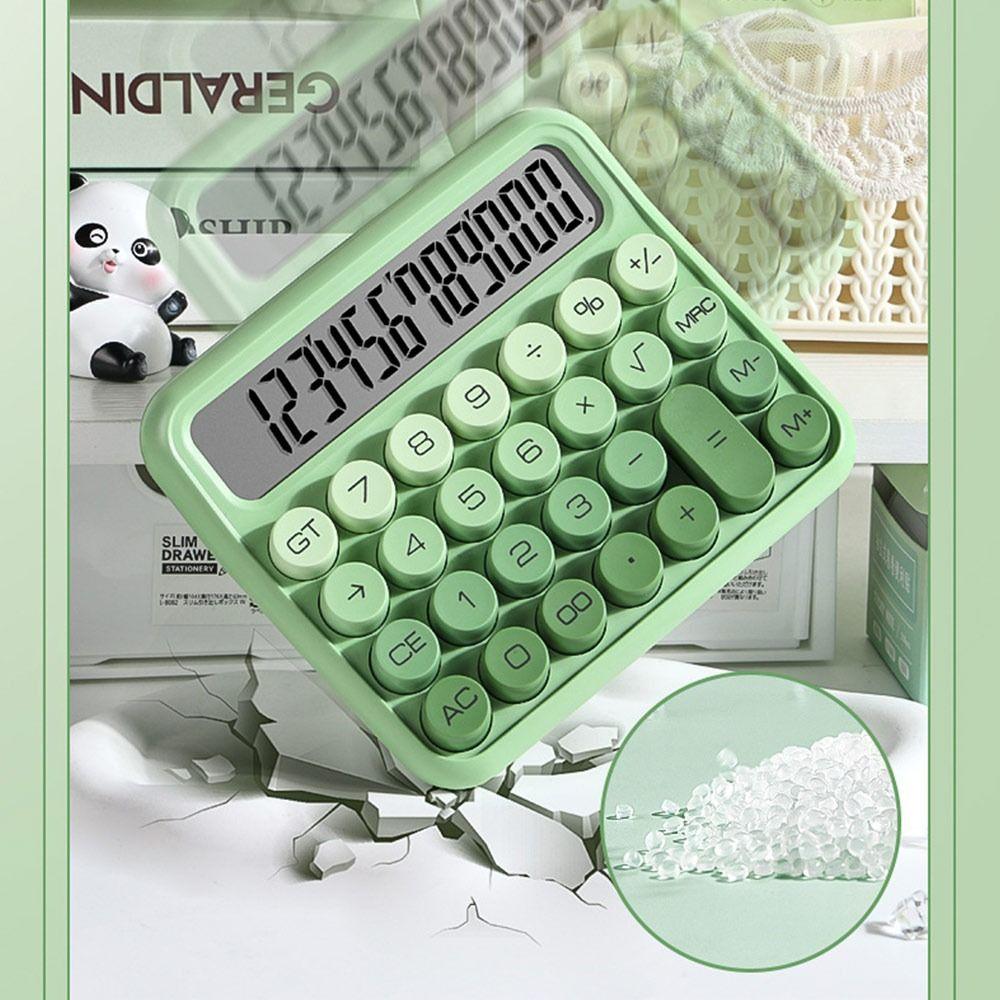 Silent Students Calculator Mechanical Keyboard Math Calculator For Home Office