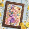 Tenyo in Jigsaw Puzzle Disney Tangled Rapunzel Pascal with and Service Card (Tenyo) [Made Japan] 108-Piece & (18.2x25.7cm) D-108-029 Glue, Spatula,