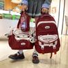 Junior High School Students 'schoolbag Women Light Reduce Burden Face Value Ins Style Large Capacity Backpack Primary Three-piece