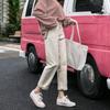 2021 Korean-Style High-Waisted Cropped Straight-Leg Jeans: Slimming, Versatile, Loose, Casual Wide-Leg Pants for Women